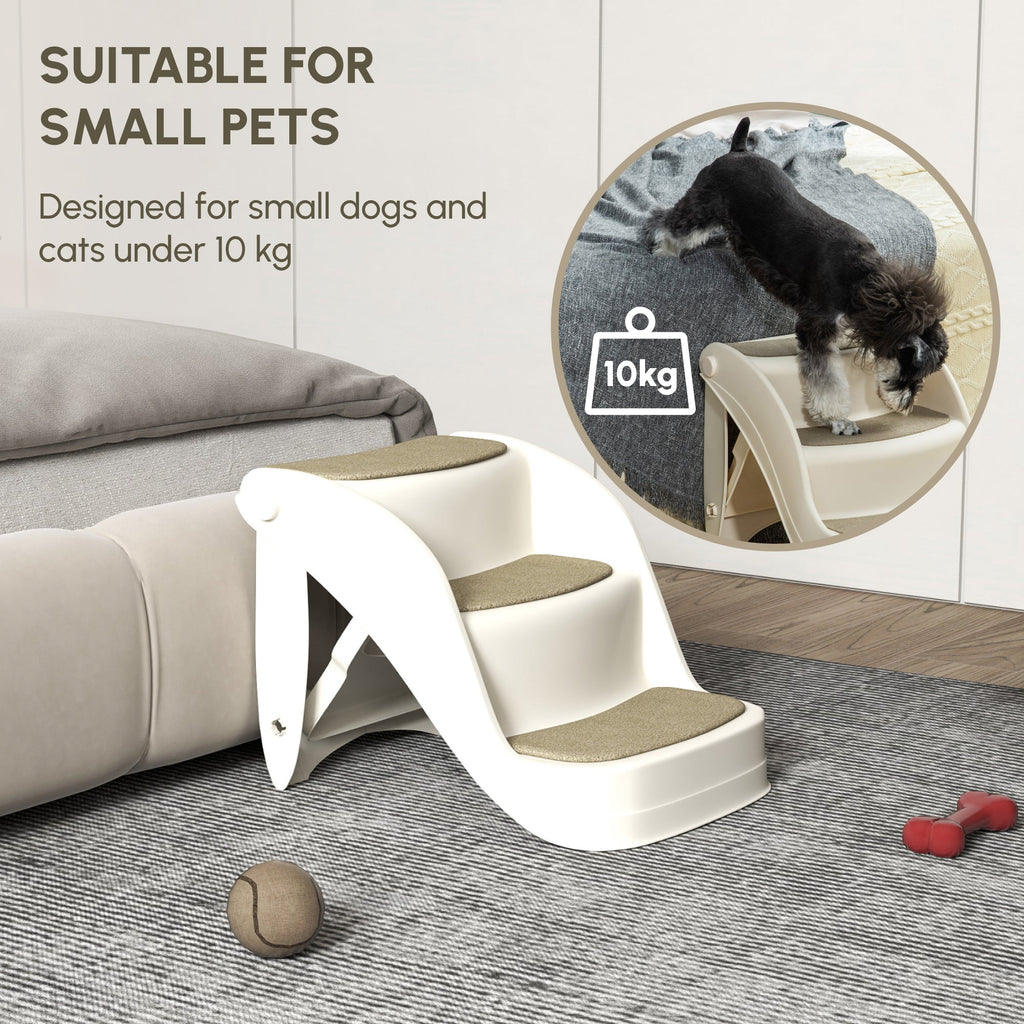 Foldable & Portable 3 - Step Dog Steps Non - slip Mats 49 x 38 x 38 cm, three colours - Slickers ◊ Doghouse