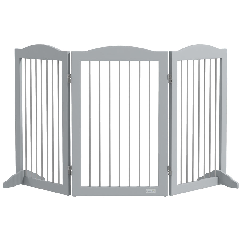 Freestanding Foldable Pet Gate with Two Support Feet, two colours - Slickers ◊ Doghouse