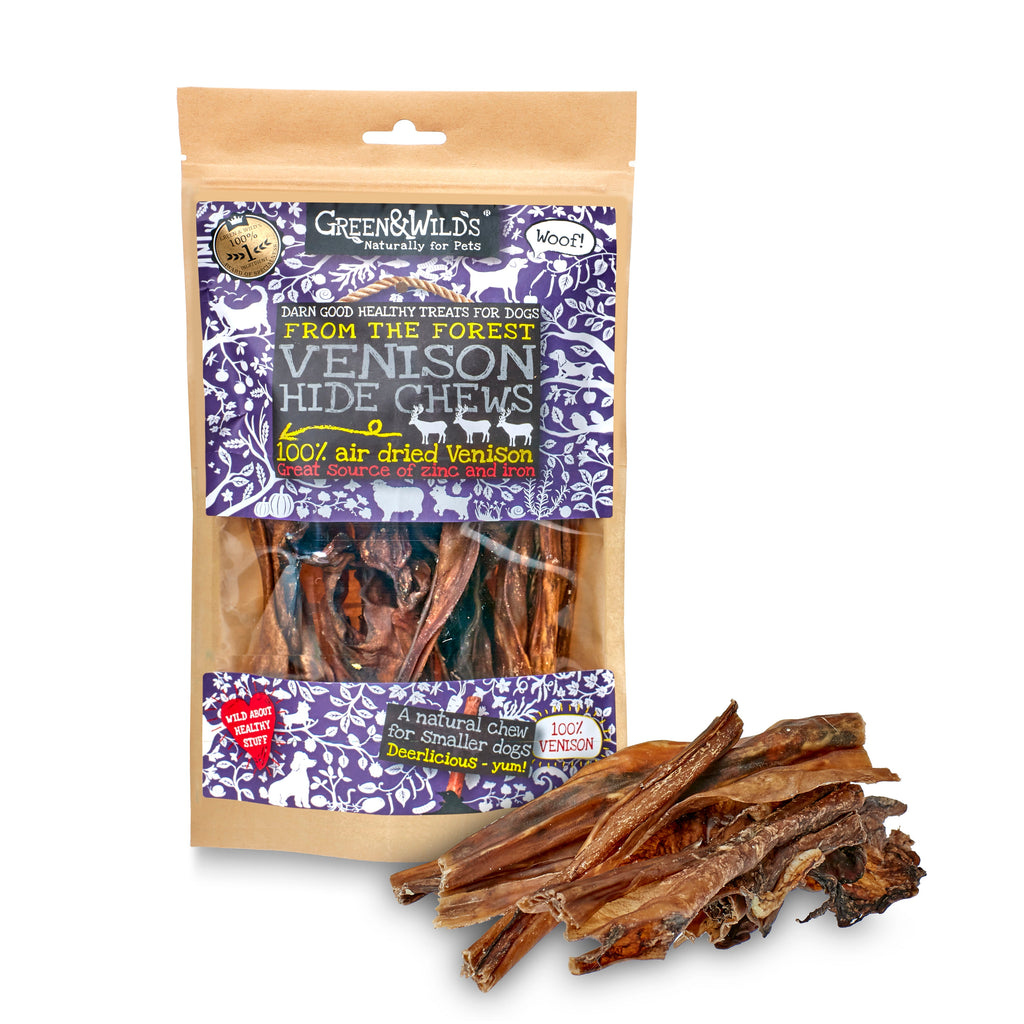 Green and Wilds Treats Venison Hide Chew 85g