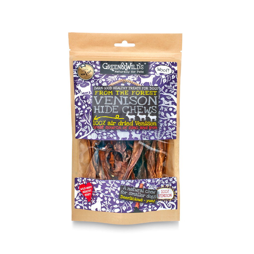 Green and Wilds Treats Venison Hide Chew 85g