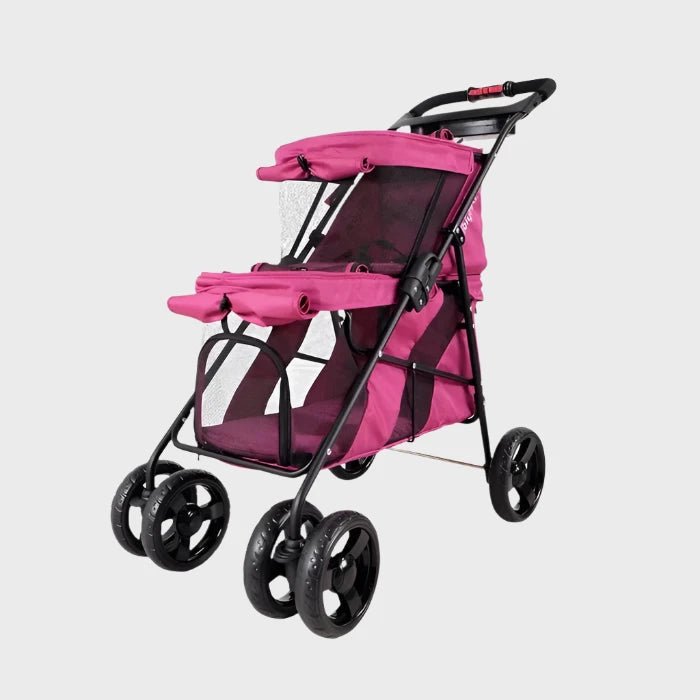 Ibiyaya Double Decker Pet Bus â Red Violet - Slickers ◊ Doghouse
