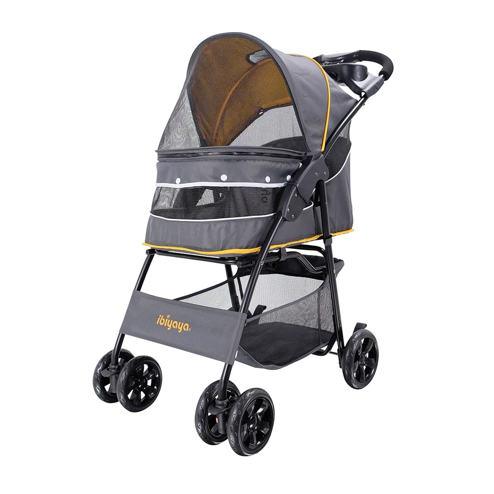 Ibiyaya STROLLER Cloud 9 Pet Stroller - Mustard Yellow
