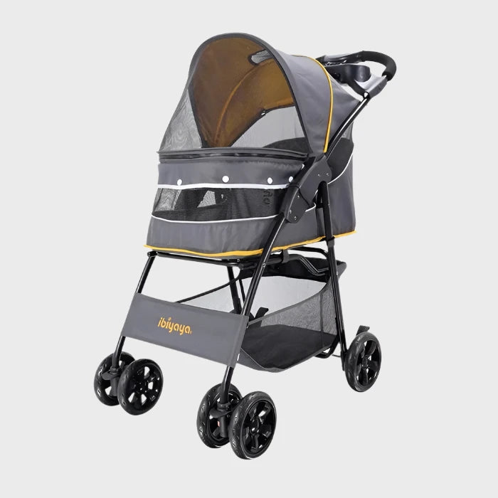 Ibiyaya STROLLER Cloud 9 Pet Stroller - Mustard Yellow