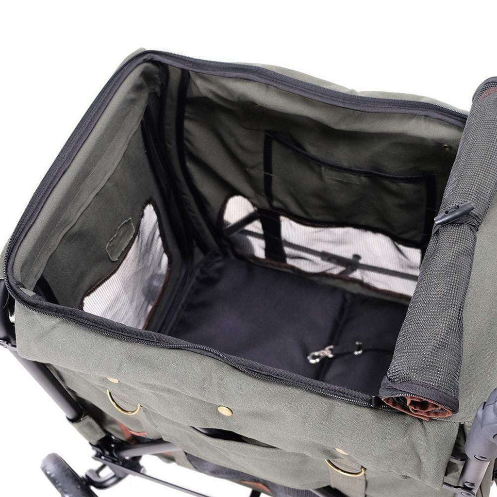Ibiyaya STROLLER Gentle Giant Pet Wagon - Army Green