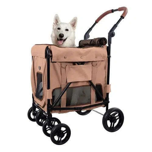 Ibiyaya STROLLER Gentle Giant Pet Wagon Dirty Peach