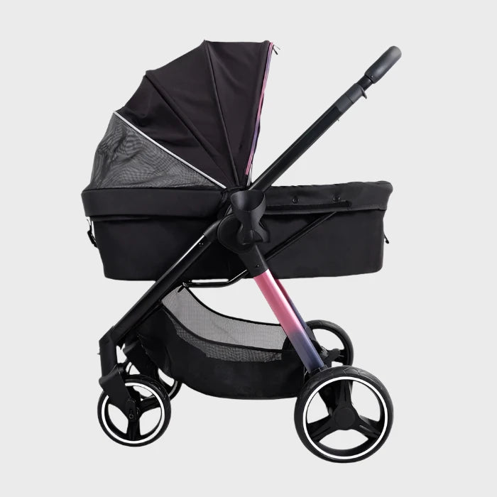 Ibiyaya STROLLER Ibiyaya Retro Luxe Stroller - Prism Black