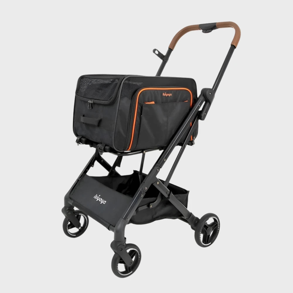 Ibiyaya STROLLER JetPaw:3-in-1 Pet Stroller with Removable Airline-Approved