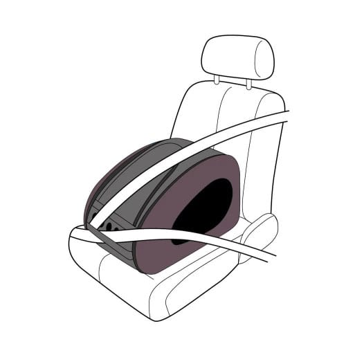 Ibiyaya STROLLER Pet EVA 5 in 1 stroller Brown