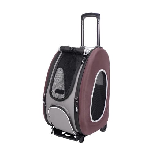 Ibiyaya STROLLER Pet EVA 5 in 1 stroller Brown
