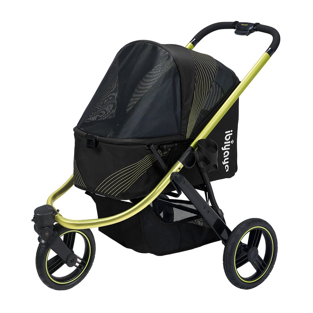Ibiyaya STROLLER The Beast Pet Jogging Stroller Jet Black