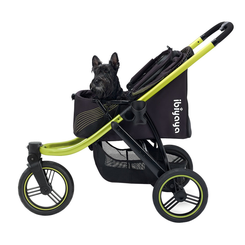 Ibiyaya STROLLER The Beast Pet Jogging Stroller Jet Black