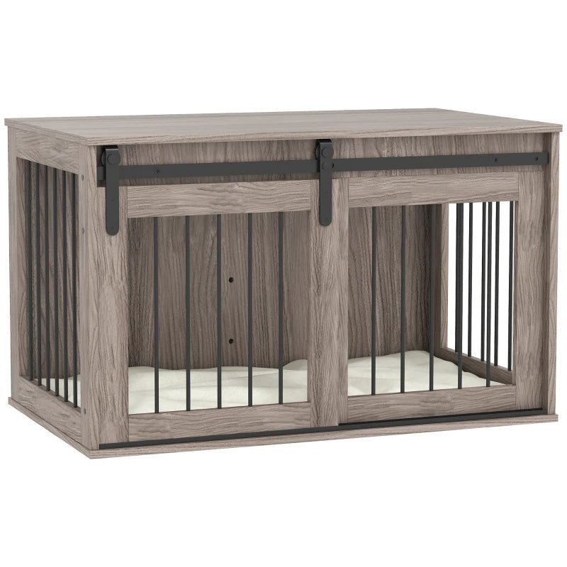 Large Dog Crate Furniture with Removable Cushion for Large Dogs, two colours - Slickers ◊ Doghouse