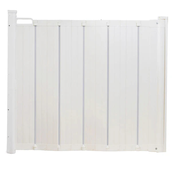 DogSpace Marley Retractable Pet Gate White - Slickers ‚óä Doghouse