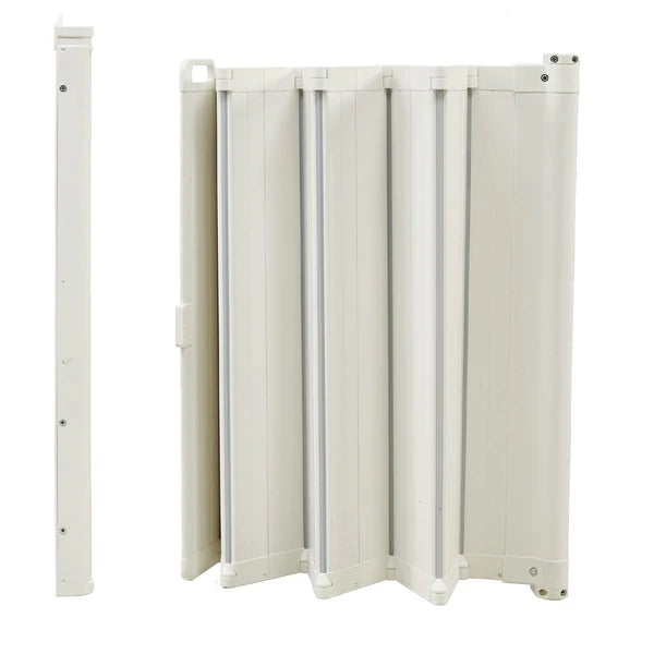 DogSpace Marley Retractable Pet Gate White - Slickers ‚óä Doghouse
