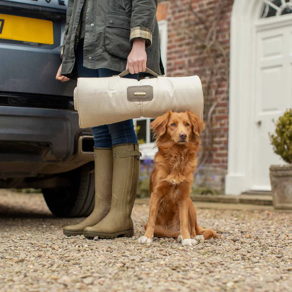 Lords and Labradors Travel Mat Large / Bone Savanna Stone Travel Mat