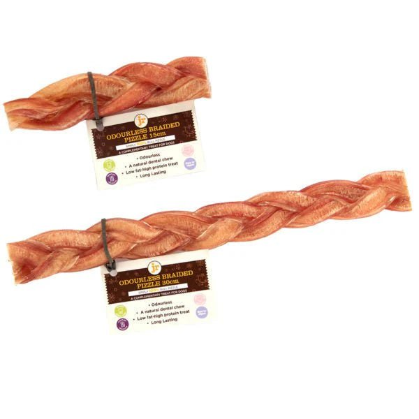 Odourless Braided Pizzle 15cm - Slickers ◊ Doghouse