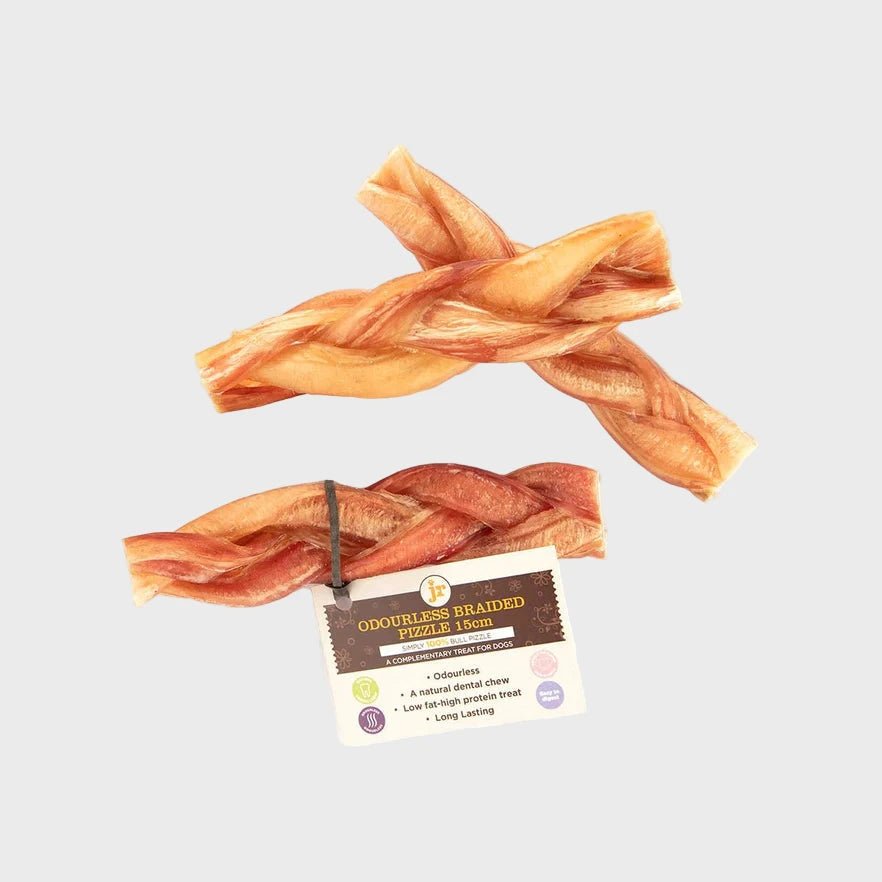 Odourless Braided Pizzle 15cm - Slickers ◊ Doghouse
