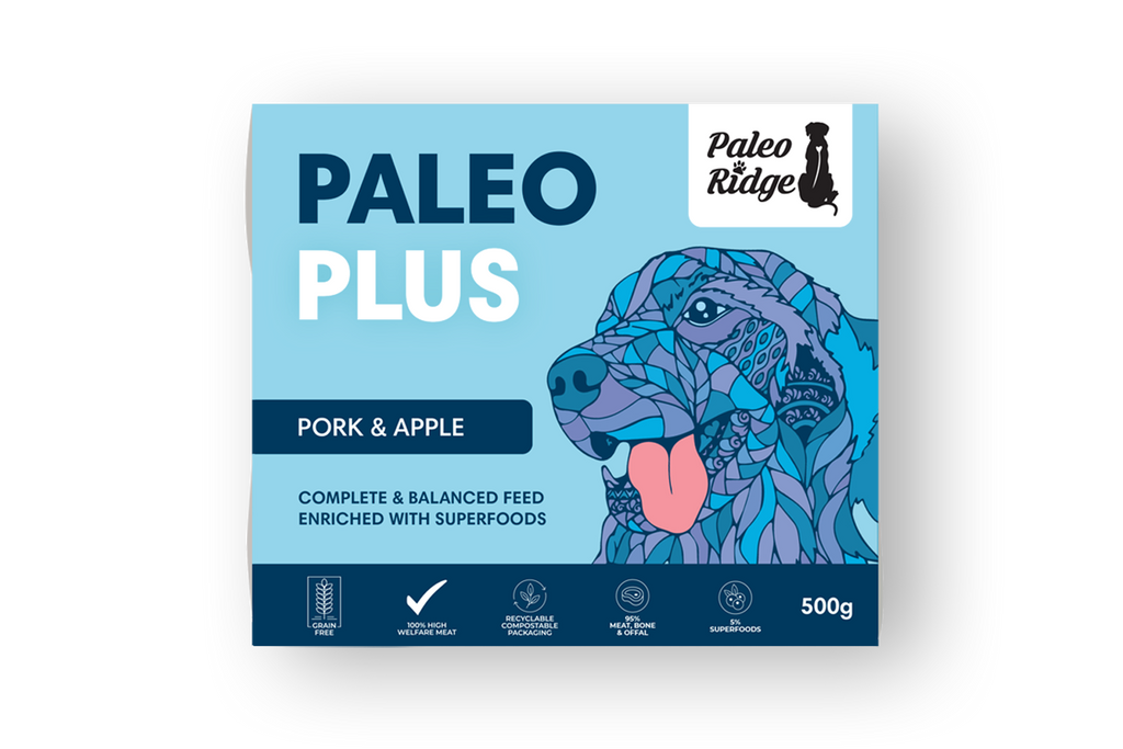 Paleo Ridge Raw Food Paleo Plus Pork and Apple 500g