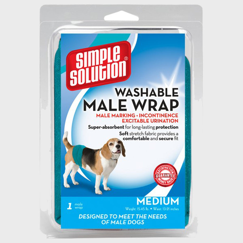 Pedigree Wholesale Hygiene Medium Simple Solutions Washable Male Wrap