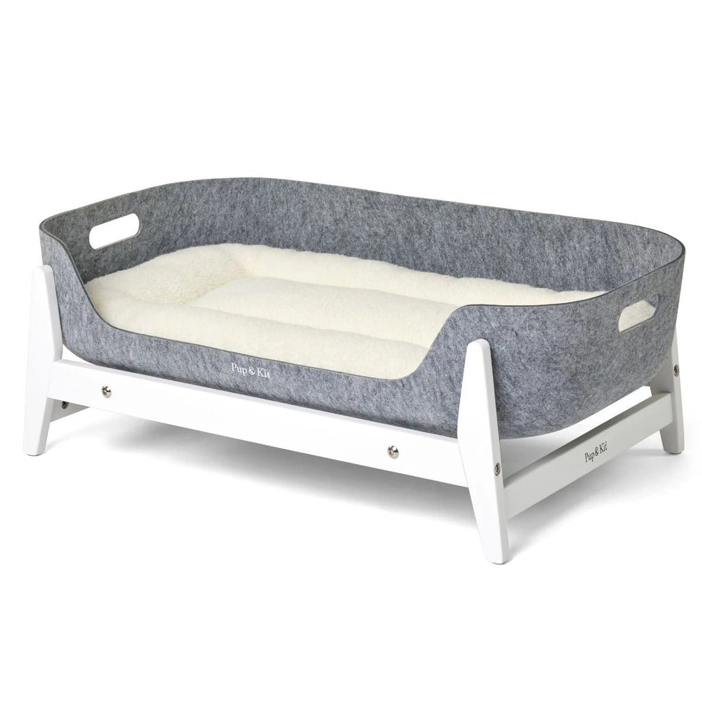 PetNest Full Bed Kit with Raised Stand in White - Slickers ◊ Doghouse
