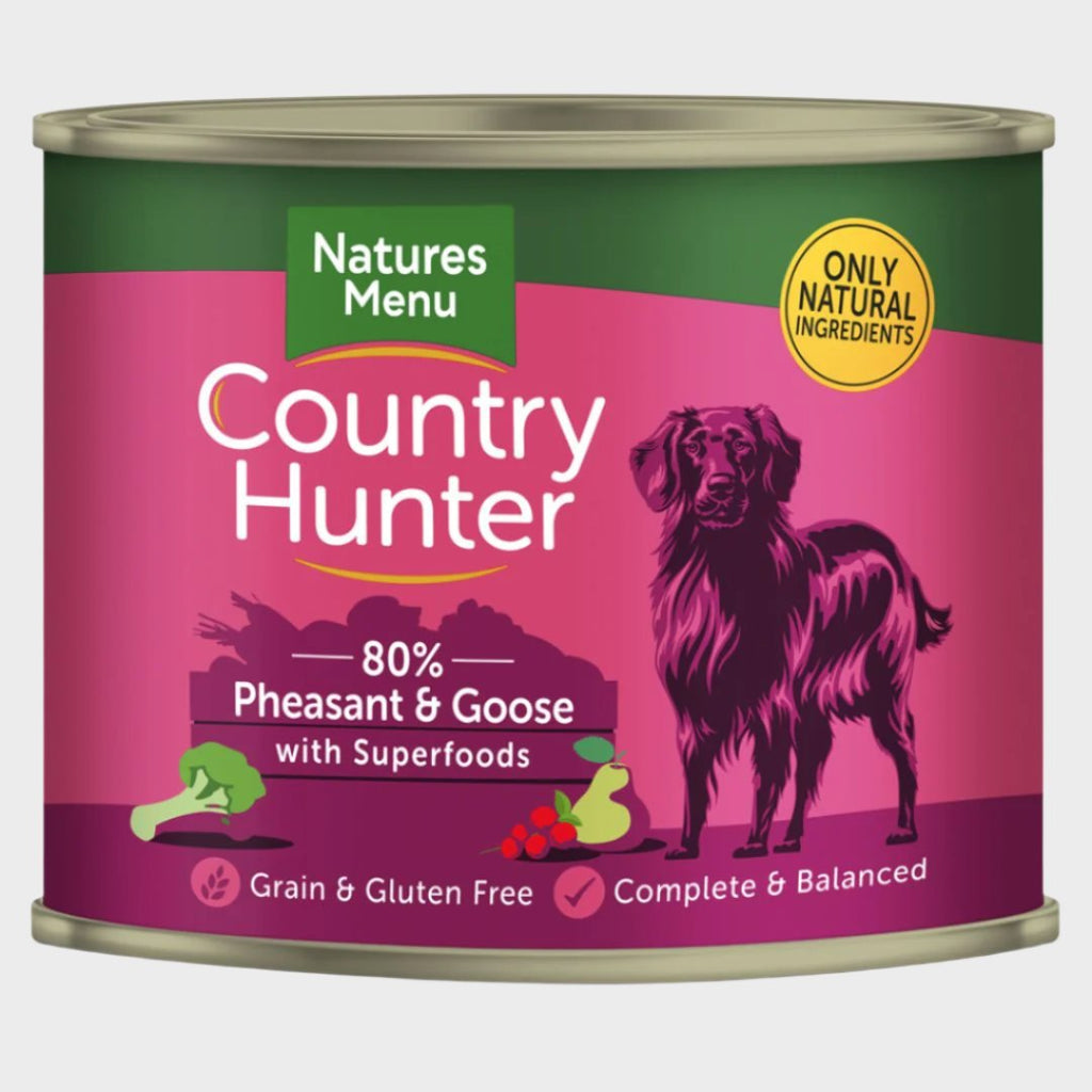 PHEASANT AND GOOSE WITH SUPERFOOD CANS 600g - Slickers ◊ Doghouse