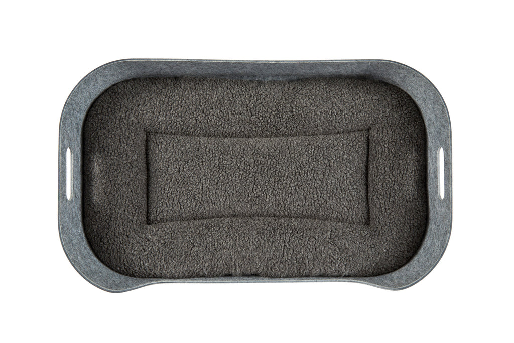 PetNest Felt Pet Bed - Slate Grey - Slickers ‚óä Doghouse