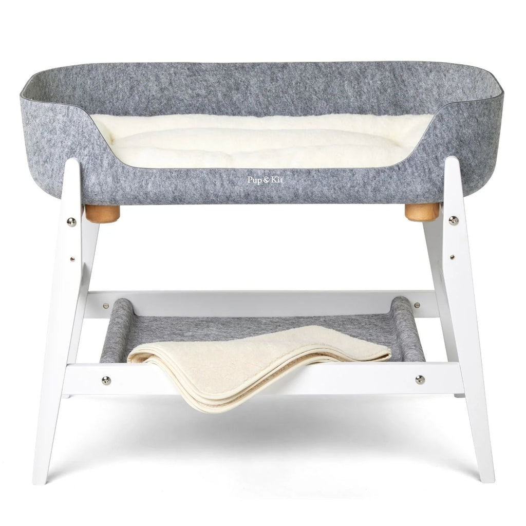PetNest Full Bedside Kit with Bedside Stand in White - Slickers ‚óä Doghouse