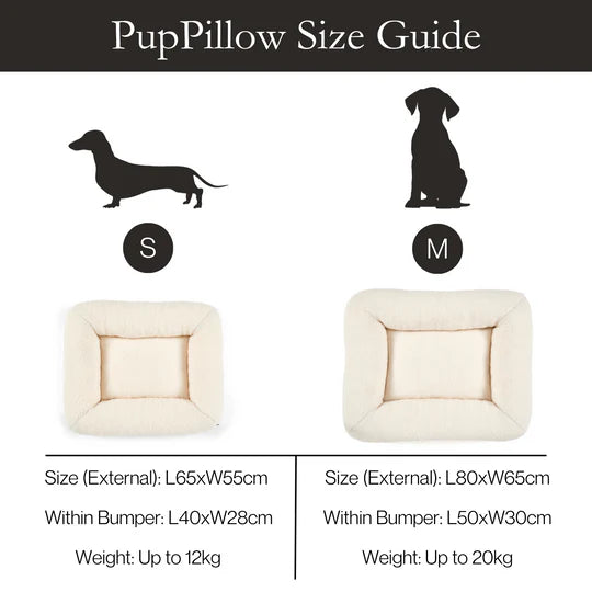 PupPillow Fleece Dog Bed - Slickers ‚óä Doghouse