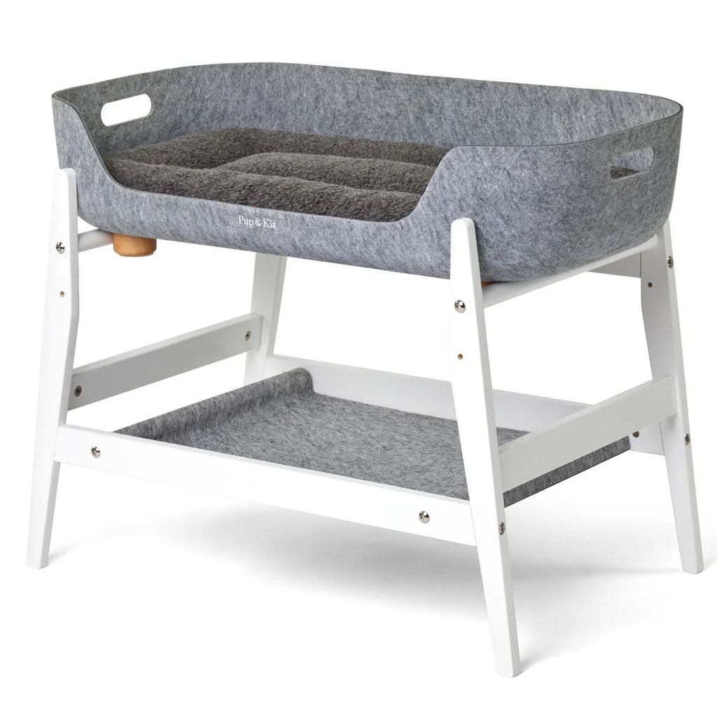 PetNest Full Bedside Kit with Bedside Stand in White - Slickers ‚óä Doghouse