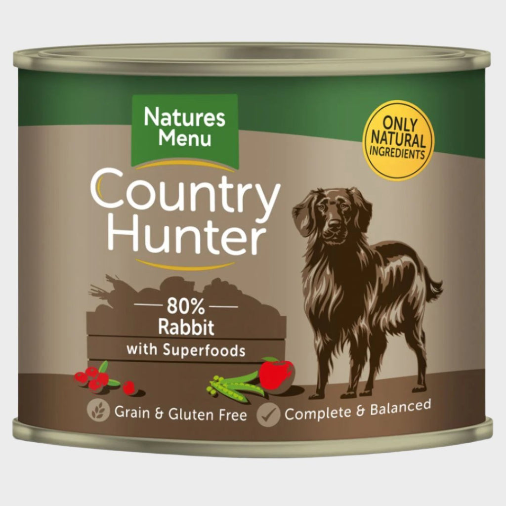 RABBIT WITH SUPERFOOD CANS 600g - Slickers ◊ Doghouse