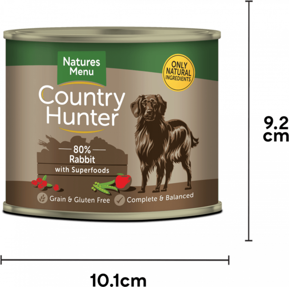 RABBIT WITH SUPERFOOD CANS 600g - Slickers ◊ Doghouse