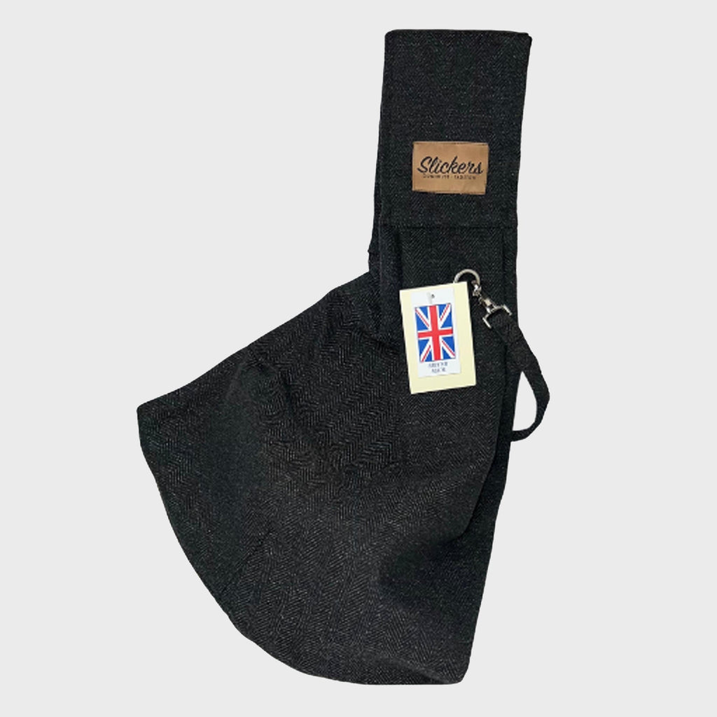 Black Tweed Dog Sling - Slickers ‚óä Doghouse