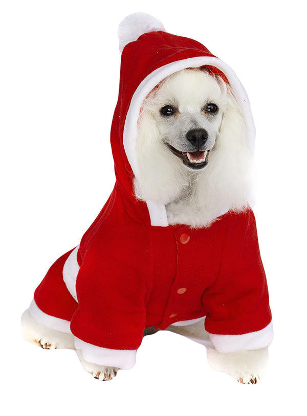 Slickers ◊ Doghouse Doggy Wear Santa's Christmas Coat