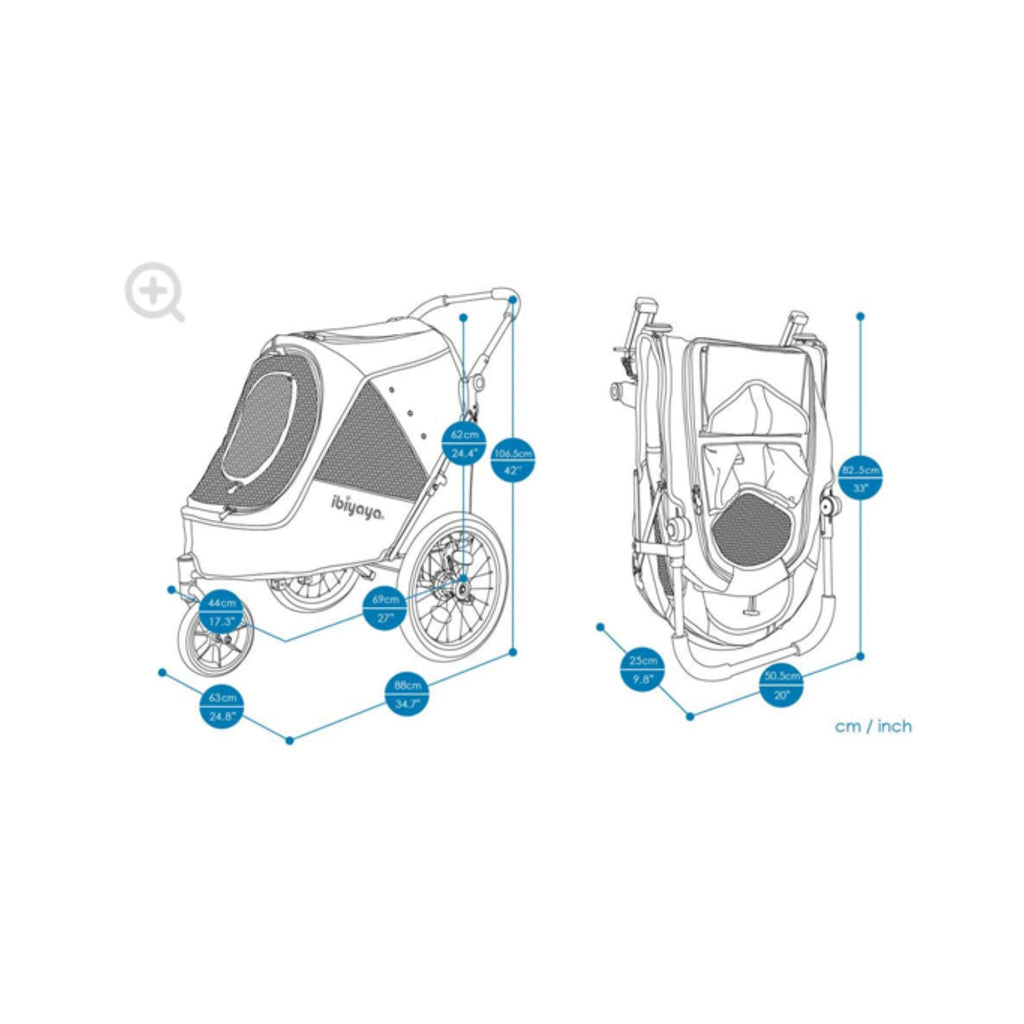InnoPet¬Æ Sporty Evolution Stroller Hire - Slickers ‚óä Doghouse