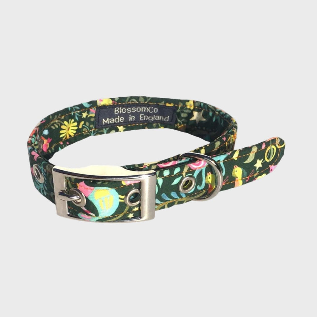 Twelve Days of Christmas - Liberty Print Dog Collar - Slickers ◊ Doghouse