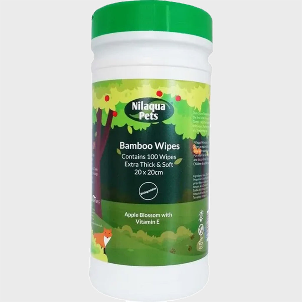 Apple Blossom Bamboo Pet Wipes 100pk - Slickers ‚óä Doghouse