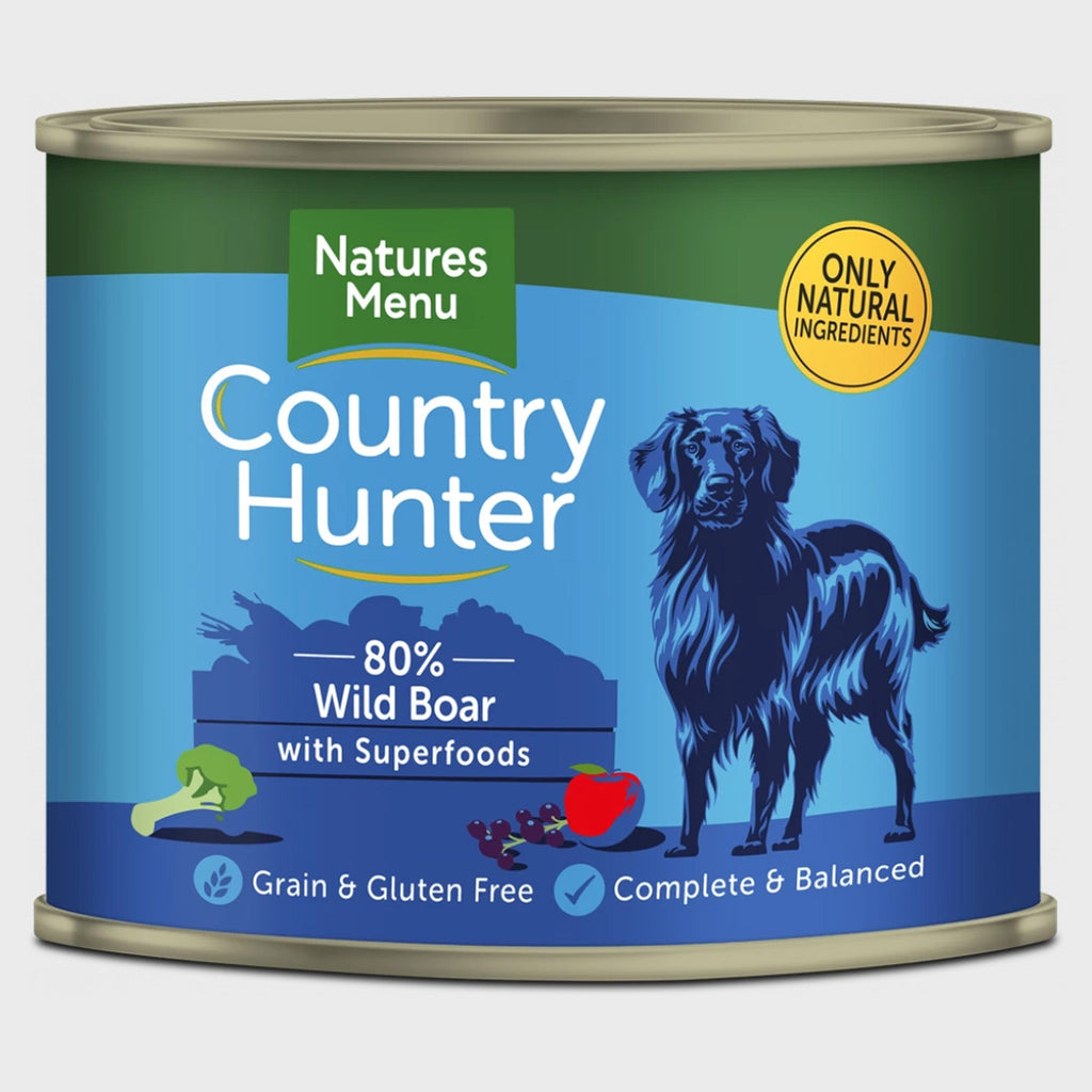 WILD BOAR WITH SUPERFOOD CANS 600g - Slickers ◊ Doghouse