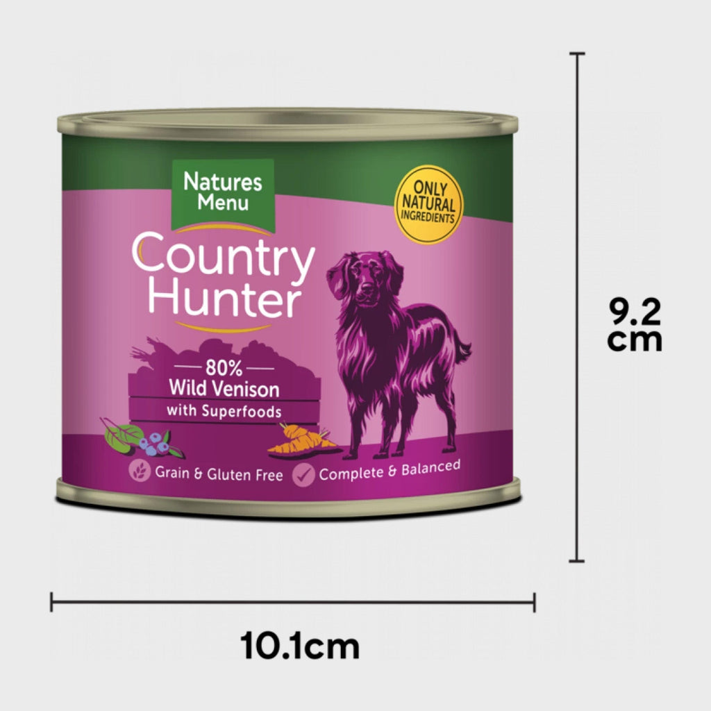 WILD VENISON WITH SUPERFOOD CANS 600g - Slickers ◊ Doghouse
