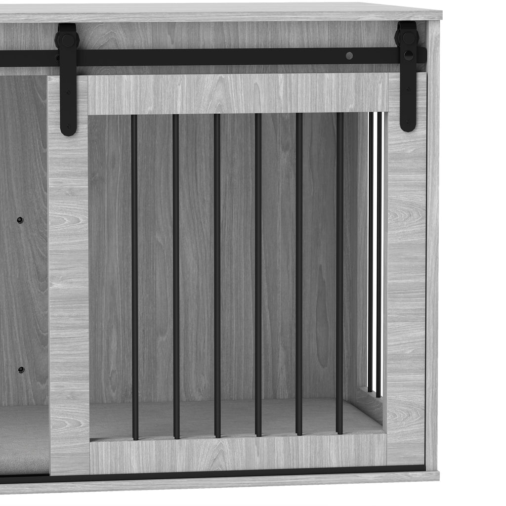 XL Dog Crate Furniture with Removable Cushion for Extra Large Dogs, two colours - Slickers ◊ Doghouse
