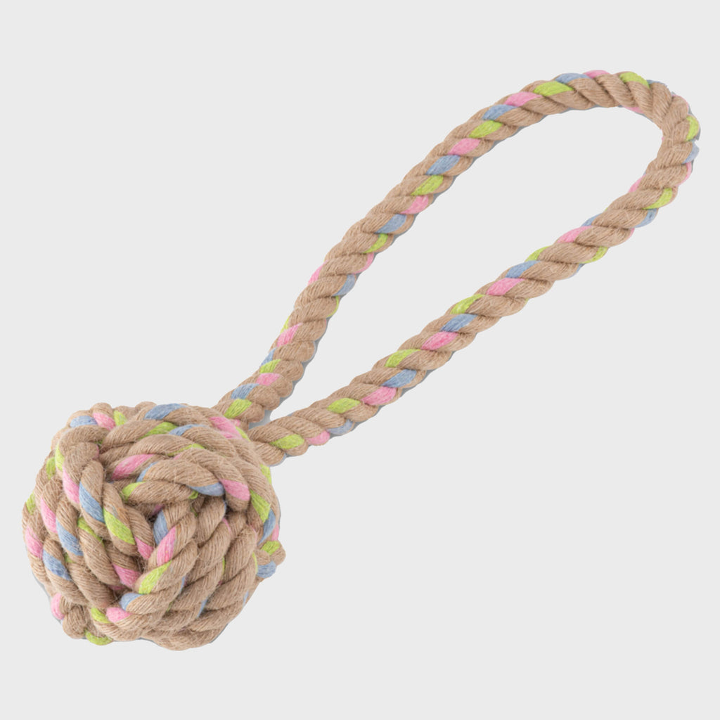 Beco Hemp Rope Ball on Loop - Slickers ‚óä Doghouse