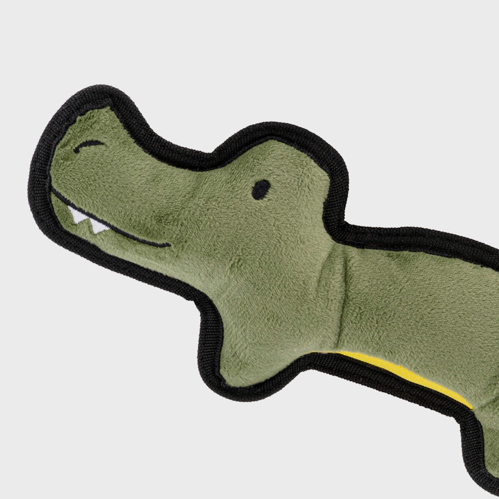 Beco Rough & Tough Recycled Dog Toy, Crocodile - Slickers ‚óä Doghouse