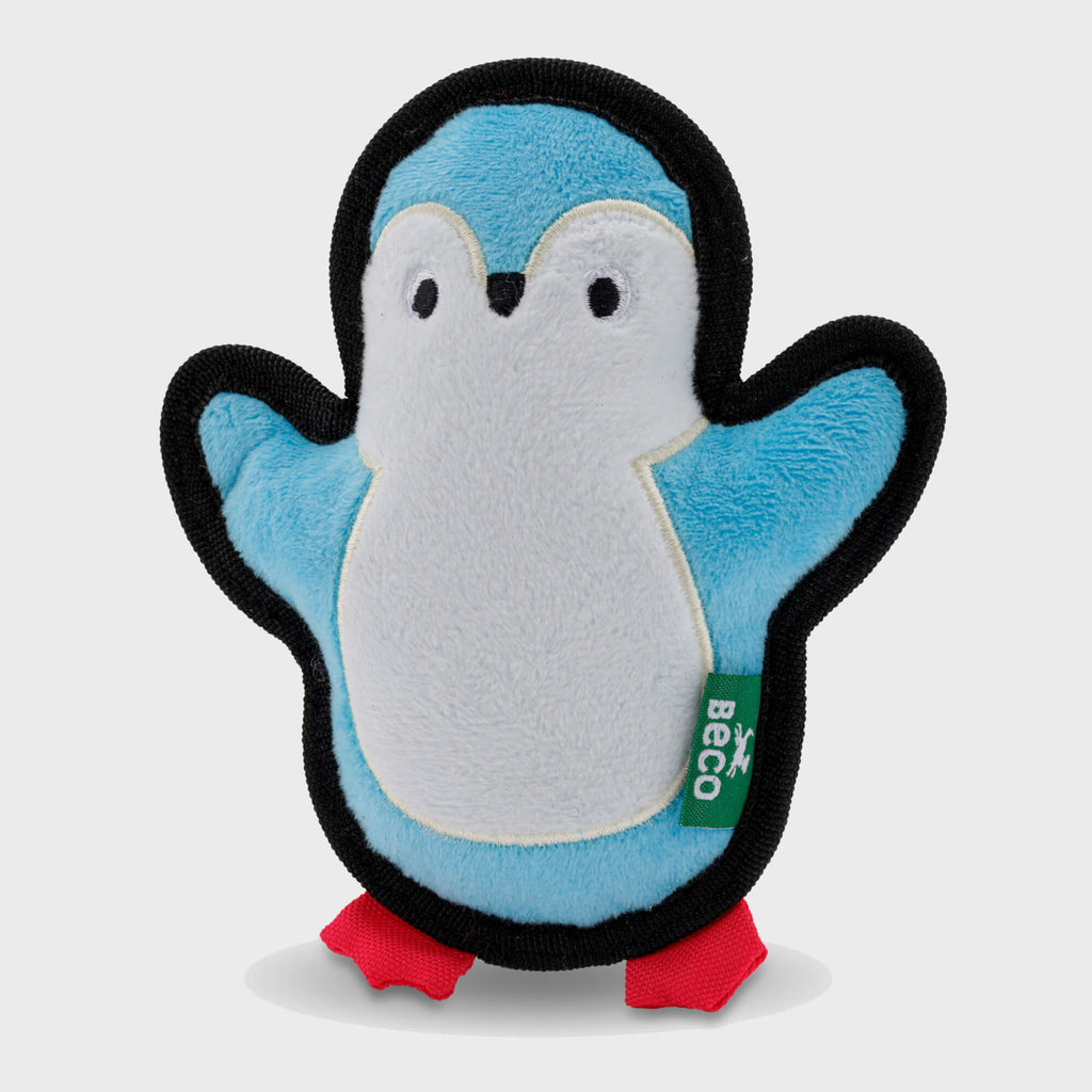 Beco Rough & Tough Recycled Dog Toy, Penguin - Slickers ◊ Doghouse