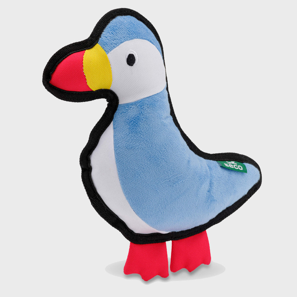 Beco Rough & Tough Recycled Dog Toy, Puffin - Slickers ◊ Doghouse