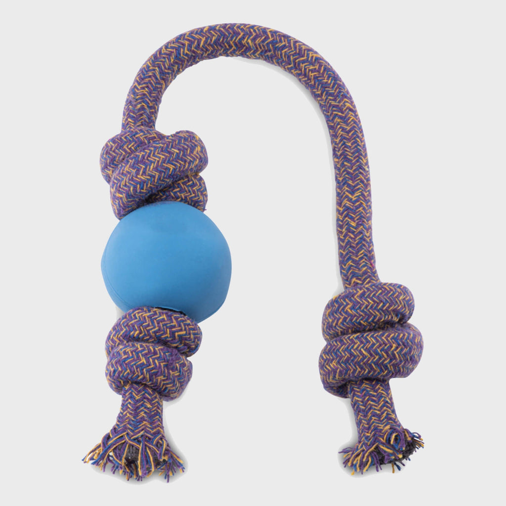 Beco Rubber Toys Small / Blue Beco Natural Rubber Ball on Rope