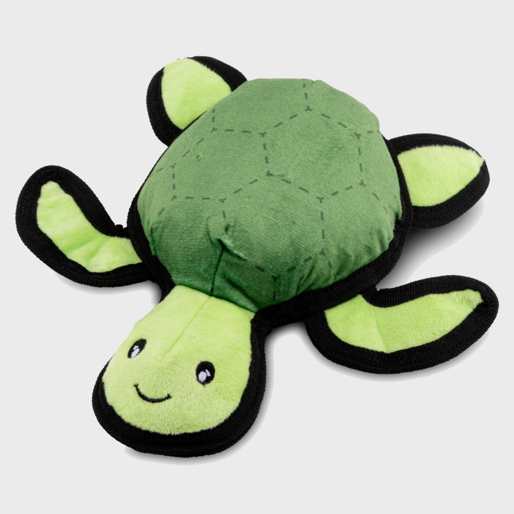 Beco Soft Toys Beco Rough & Tough Recycled Dog Toy, Turtle