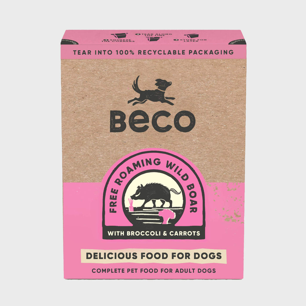 Beco wet food Wild Boar Beco Wild Boar with Broccoli & Carrots Wet Adult Dog Food