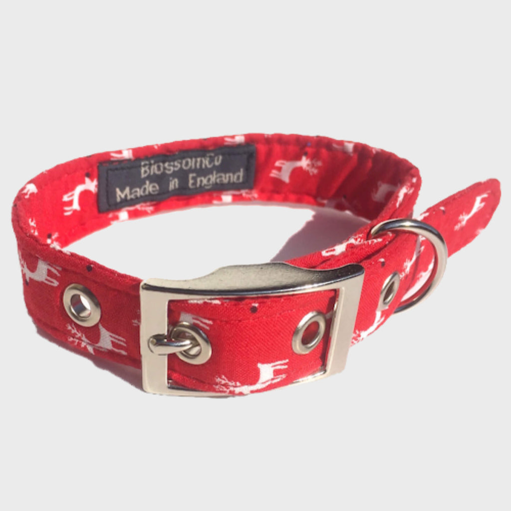 BlossomCo Lead Christmas Reindeer / Small Collar Xmas Leads, Collars, Bandanas and Bowties