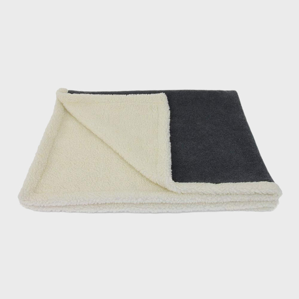 Earthbound Bedding Large / Charcoal Sherpa Pet Blanket