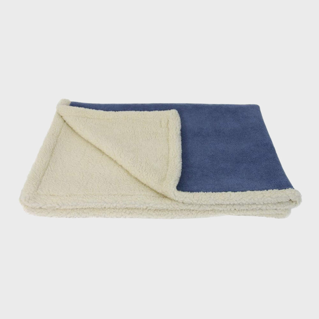 Earthbound Bedding Large / Denim Sherpa Pet Blanket