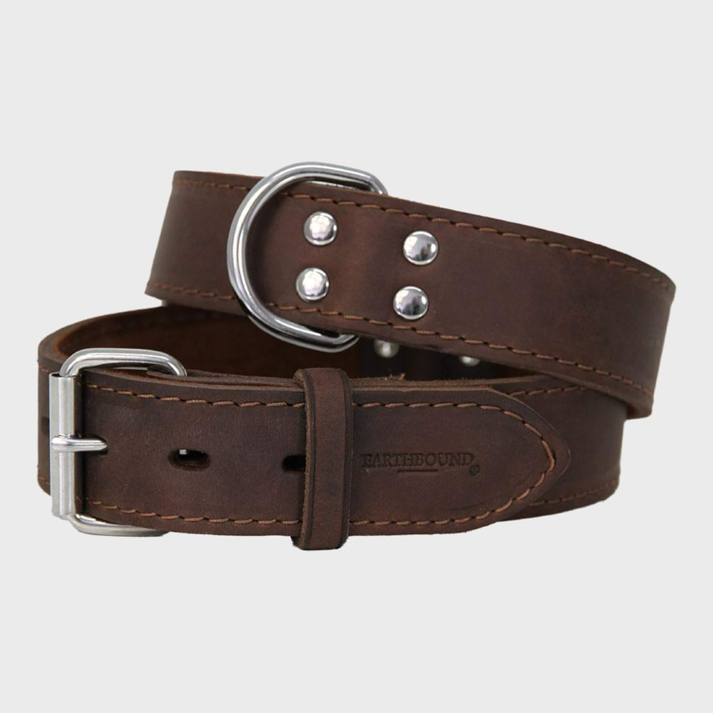 Earthbound Collar Medium / Brown / Leather Ox Leather Collars